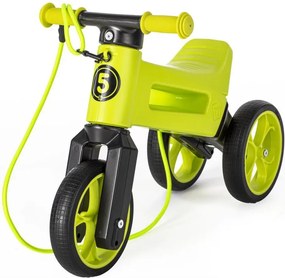 Funny Wheels - Bicicletta senza pedali 2 in 1 RIDER SUPER SPORT verde/nero