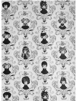 Studio Lisa Bengtsson Carta da parati Tillsammans - Black
