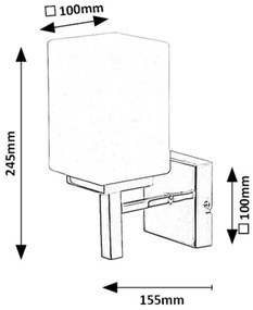 Rabalux 71059 - Applique da bagno ZENKAI 1xE14/10W/230V IP44 cromo