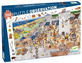 Puzzle - cavalieri - 100 pezzi