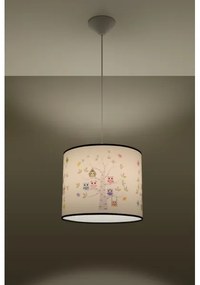 Sollux SL.1423 - Lampadario a sospensione per bambini OWLS 1xE27/15W/230V diametro 40 cm