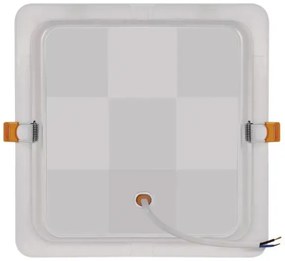 Luce LED da incasso LED/24W/230V 22x22 cm bianco