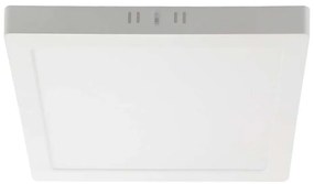 Plafoniera LED LED/18W/230V 3000K 21,4x21,4 cm bianco