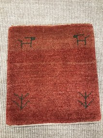Gabbeh Tappeto persiano 40 x 40 Rosso (Iran) Annodato A Mano