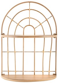 Scaffale in metallo a castello in colore naturale Arch - Mauro Ferretti