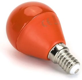 Lampadina LED G45 E14/4W/230V arancione - Aigostar