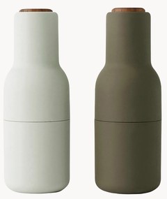 Set saliera e pepiera con tappo in legno di noce Bottle Grinder 2 pz