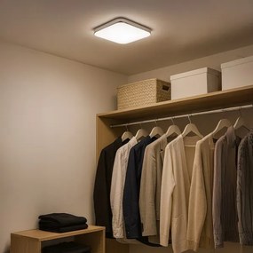 Plafoniera LED NEMO LED/11W/230V 26x26 cm finitura cromata lucida