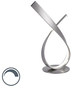 Lampada da tavolo design acciaio LED dimmer - BELINDA