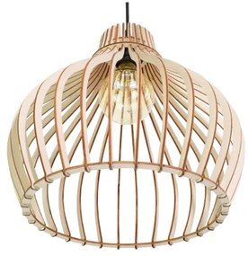 Lampadario su corda BARREL 2xE27/24W/230V