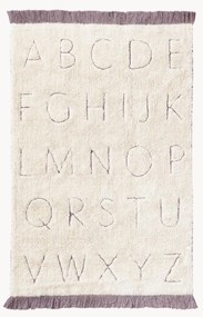 Tappeto per bambini taftato a mano con disegno lettere lavabile ABC