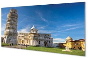Quadro acrilico Cattedrale della torre della curva italiana 100x50 cm