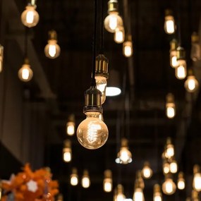 Lampadina LED FILAMENT G125 E27/6W/230V 1800K