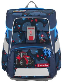 Zaino scuola SPACE - set 5 pezzi, Step by Step Tractor Freddy