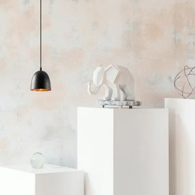 Lampada a sospensione su cavo TATTOO 1xE27/40W/230V Ø 16 cm nero