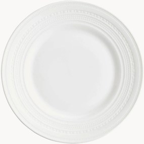 Piatto in Fine Bone China Intaglio