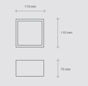 Mylasa soffitto 1 luce cubotto lm gx53