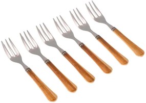 Set 6 Pz Forchette da Dolce - Posate Particolari Boston in Stile