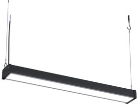 Campana Lineare LED 150W 76cm Sospesa 16.500 lm con Osram chip LED Colore Bianco Naturale 4.000K