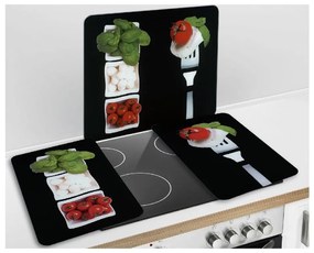 Set di 2 copri stufe in vetro, 52 x 30 cm Caprese - Wenko