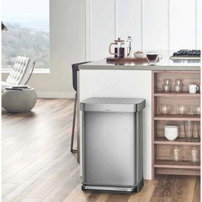 Cestino in acciaio a pedale 55 l - simplehuman