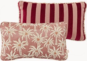 Cuscino reversibile da esterno fatto a mano Laura & Jackie