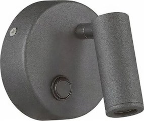 Ideal Lux - Faretto da parete PAGE LED/3W/230V CRI 90 nero