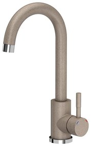 Samona - Rubinetto per lavello 32 cm granito/beige