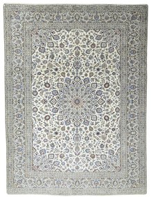 Kashan Tappeto persiano 400x300 Beige (Iran) Annodato A Mano