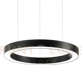 Oracle sospensione led 3000k 33w 3800 lm nera d.60cm