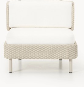 Sedia lounge modulare da giardino con copertura protettiva Hani