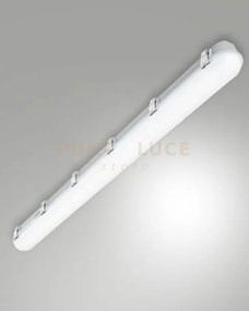 Panama plafoniera led 20w  4000k 2972lm diffusore opale l.122cm ip66
