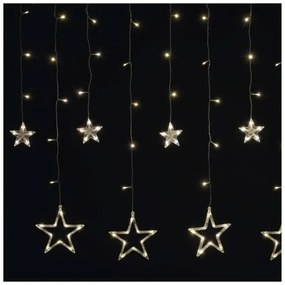 Tenda luminosa natalizia a LED 115xLED/1,35W 6,85x1,05 m bianco caldo