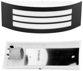 Applique da esterno 1xE27/14W/230V IP44 nero