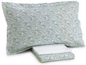 Completo Lenzuola in Percalle Jolies fleurs Piazza e Mezza -