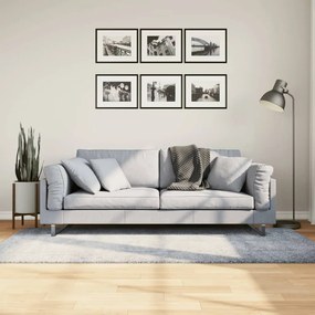 Tappeto Shaggy Pamplona A Pelo Lungo Moderno Blu 100x200 Cm /