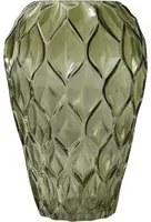 Vaso arredo vetro 23 cm verde