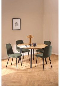 Sedia da pranzo color kaki Becca – Actona