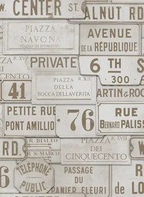 Mindthegap Carta da parati Vintage Signs - WP20036