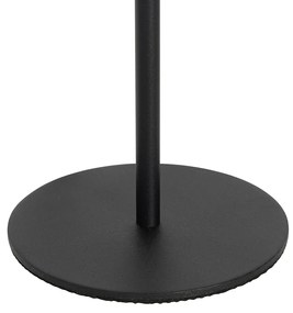 Lampada da tavolo nera con LED dimmerabile e ricaricabile IP54 - Murdock