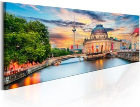 Quadro Berlin  Museum Island  Colore colorful, Dimensioni e Misure 150x50