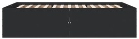 Giroletto nero 135x190 cm in legno multistrato