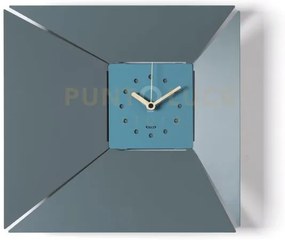 Orologio da parete minimal illusio petrolio/blu oltremare in ferro ...