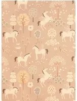 Majvillan Tapete True Unicorns - Old Pink