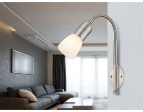 GLOBO 5453-1W - Flessibile piccola lampada 1xE14/40W/230V