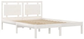 Giroletto Bianco in Legno Massello 120x190 cm Small Double