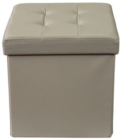 ZARA - pouf quadrato in ecopelle