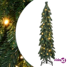 vidaXL Albero di Natale Artificiale Preilluminato con 80 LED 150 cm