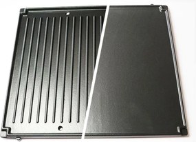 3316 Piastra In Ghisa Piena Reversibile Di Ricambio Per Barbecue Campingaz Serie