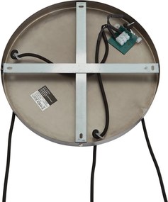 Lampada a sospensione di design Gunmetal 3 luci - Ard